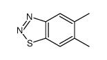 5,6-dimethyl-1,2,3-benzothiadiazole结构式