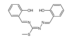 bis(salicylaldehyde) S-methylisothiosemicarbazone结构式