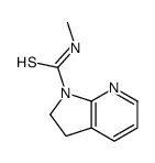 N-methyl-2,3-dihydropyrrolo[2,3-b]pyridine-1-carbothioamide Structure