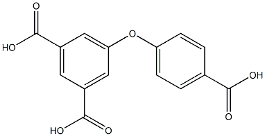 5-(4-carboxyphenoxy)isophthalic acid Structure