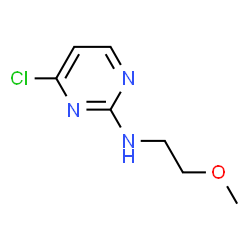 4-chloro-N-(2-methoxyethyl)pyrimidin-2-amine structure