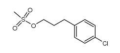 3-(4-chlorophenyl)propyl methanesulfonate结构式