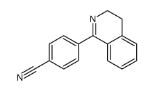 4-(3,4-dihydroisoquinolin-1-yl)benzonitrile结构式