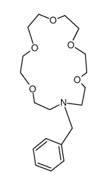 1-benzyl-1-aza-18-crown-6结构式