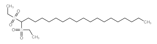 Nonadecane,1,1-bis(ethylsulfonyl)-结构式