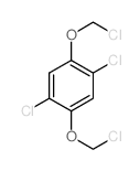 1,4-dichloro-2,5-bis(chloromethoxy)benzene Structure