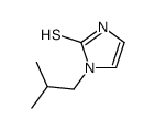 1-Isobutyl-1H-imidazole-2-thiol Structure