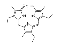 3,8,12-Triethyl-14-formyl-2,7,13-trimethyltripyrrin-1(15H,16H)-one结构式