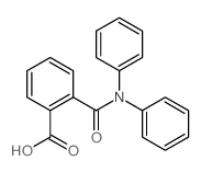 2-(diphenylcarbamoyl)benzoic acid Structure