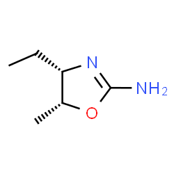 2-Oxazolamine,4-ethyl-4,5-dihydro-5-methyl-,(4R,5S)-rel-(9CI)结构式