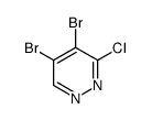 4,5-dibromo-3-chloropyridazine结构式