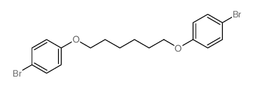 Benzene,1,1'-[1,6-hexanediylbis(oxy)]bis[4-bromo- (9CI) Structure