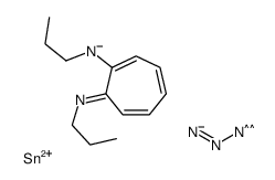 azido-[propyl-(7-propyliminocyclohepta-1,3,5-trien-1-yl)amino]-λ3-stannane Structure