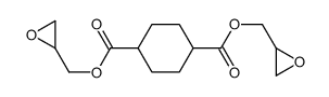 bis(2,3-epoxypropyl)cyclohexane-1,4-dicarboxylate结构式