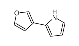 2-(furan-3-yl)-1H-pyrrole Structure