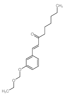 1-Nonen-3-one,1-[3-(ethoxymethoxy)phenyl]-, (E)- (9CI)结构式