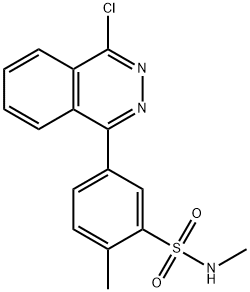 5-(4-chlorophthalazin-1-yl)-N,2-dimethylbenzenesulfonamide Structure