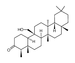 25-hydroxy-3-oxo-D:A-friedooleanane结构式