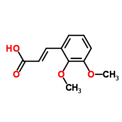 2,3－二甲氧基肉桂酸结构式