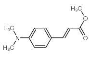 3-[4-(二甲基氨基)苯基]-2-丙烯酸甲酯结构式