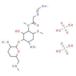 2'-N-Formimidoylistamycin B disulfate tetrahydrate structure