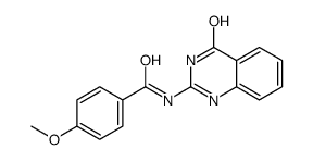 4-methoxy-N-(4-oxo-1H-quinazolin-2-yl)benzamide Structure