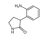 3-(o-aminophenyl)-2-pyrrolidone结构式