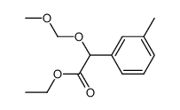 ethyl 2-(methoxymethoxy)-2-(m-tolyl)acetate结构式