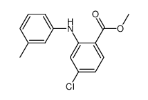 methyl 4-chloro-2-(m-tolylamino)benzoate Structure