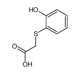 2-(2-hydroxyphenyl)sulfanylacetic acid结构式