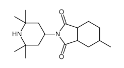 5-methyl-2-(2,2,6,6-tetramethylpiperidin-4-yl)-3a,4,5,6,7,7a-hexahydroisoindole-1,3-dione Structure