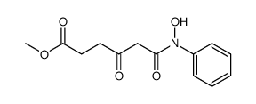 methyl 6-(hydroxy(phenyl)amino)-4,6-dioxohexanoate Structure