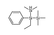 dimethylsilyl-ethyl-phenyl-trimethylsilylsilane结构式