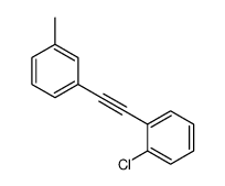 1-chloro-2-[2-(3-methylphenyl)ethynyl]benzene Structure