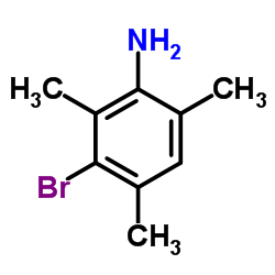 3-溴-2,4,6-三甲基苯胺结构式