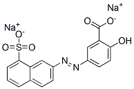 5-[(8-sulpho-2-naphthyl)azo]salicylic acid, sodium salt picture