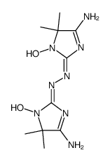 bis-(4-amino-1-hydroxy-5,5-dimethyl-1,5-dihydro-imidazol-2-ylidene)-hydrazine Structure