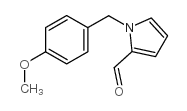 1-(4-甲氧基-苄基)-1H-吡咯-2-甲醛结构式