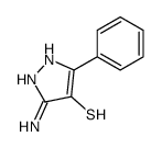 3-amino-5-phenyl-1H-pyrazole-4-thiol Structure