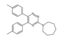 1-[5,6-bis(4-methylphenyl)-1,2,4-triazin-3-yl]azepane Structure