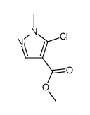 5-氯-1-甲基-1H-吡唑-4-羧酸甲酯结构式