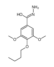 4-butoxy-3,5-dimethoxybenzohydrazide Structure