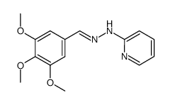 N-Pyridin-2-yl-N'-[1-(3,4,5-trimethoxy-phenyl)-meth-(Z)-ylidene]-hydrazine结构式