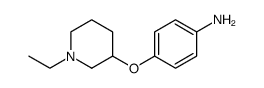 Benzenamine, 4-[(1-ethyl-3-piperidinyl)oxy]图片