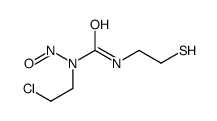 N'-(N-(2-chloroethyl)-N-nitroso)carbamoylcysteamine结构式