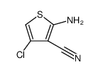 3-Thiophenecarbonitrile,2-amino-4-chloro- Structure