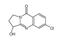 6-chloro-3-hydroxy-2,3-dihydro-1H-pyrrolo[2,1-b]quinazolin-9-one Structure