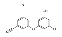 5-(3-chloro-5-hydroxyphenoxy)benzene-1,3-dicarbonitrile结构式