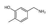 Phenol, 5-(aminomethyl)-2-methyl结构式