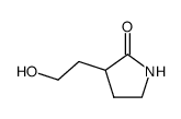 3-(2-Hydroxyethyl)pyrrolidin-2-one Structure